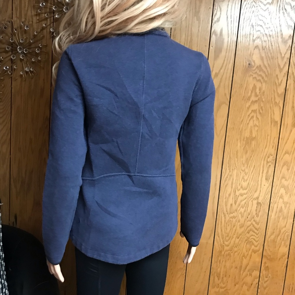 Lululemon" Insculpt Jacket- Heathered Deep Indigo / Deep Indigo- Size 4- - Picture 13 of 15